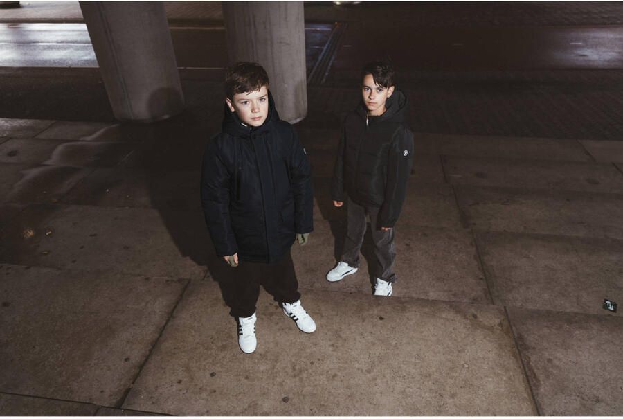 TYGO & vito NextGen gewatteerde winterjas zwart - Foto 2