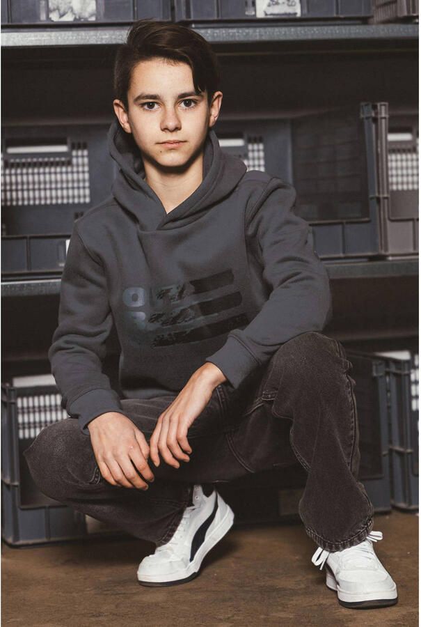 TYGO & vito NextGen hoodie met print donkerblauw - Foto 3