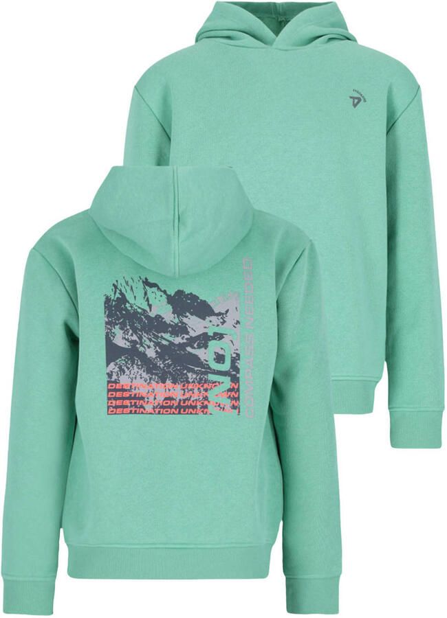 TYGO & vito NextGen jersey hoodie met backprint groen - Foto 2