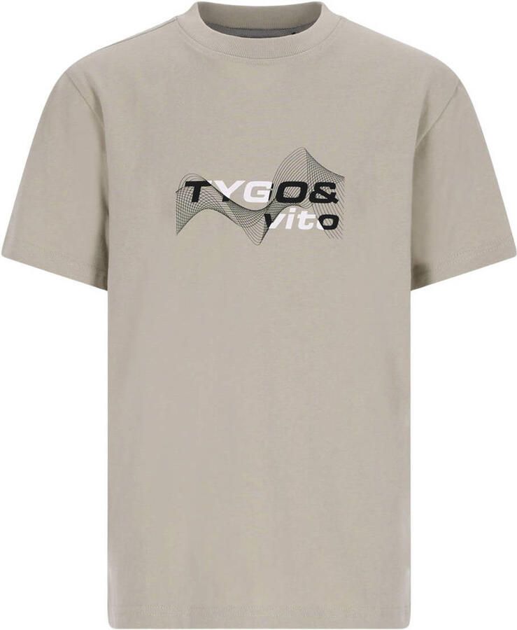 TYGO & vito NextGen jersey T-shirt grijs