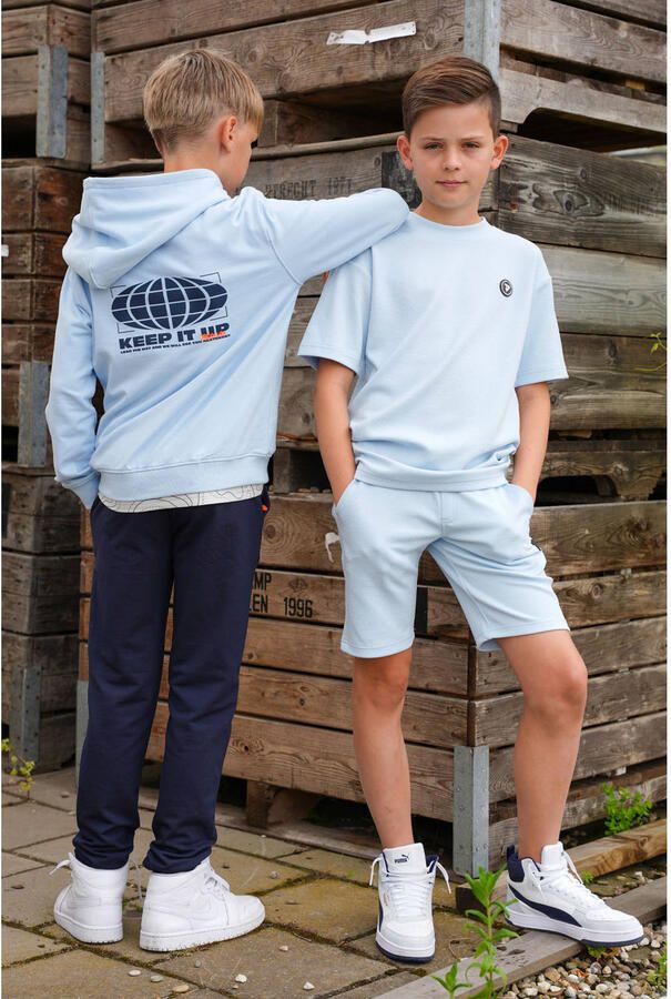 TYGO & vito NextGen regular sweatshort lichtblauw - Foto 2