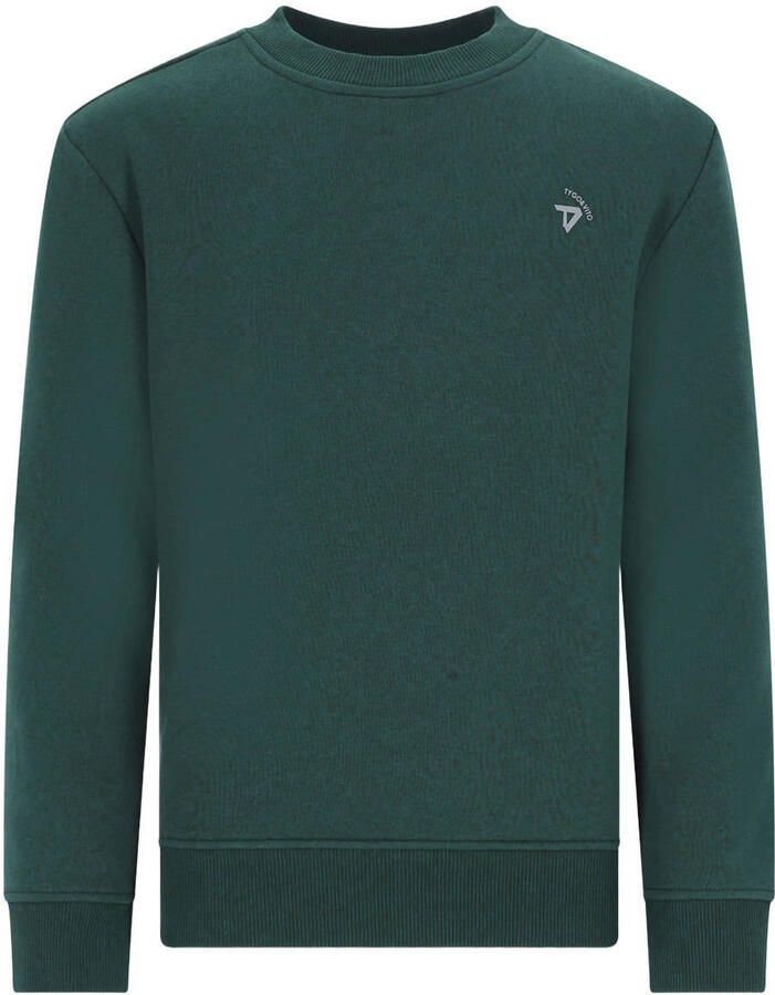 TYGO & vito NextGen sweater met backprint donkergroen