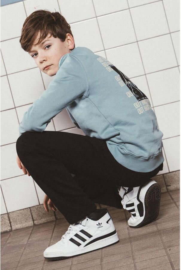 TYGO & vito NextGen sweater met backprint lichtblauw Backprint maat 110-116 - Foto 2