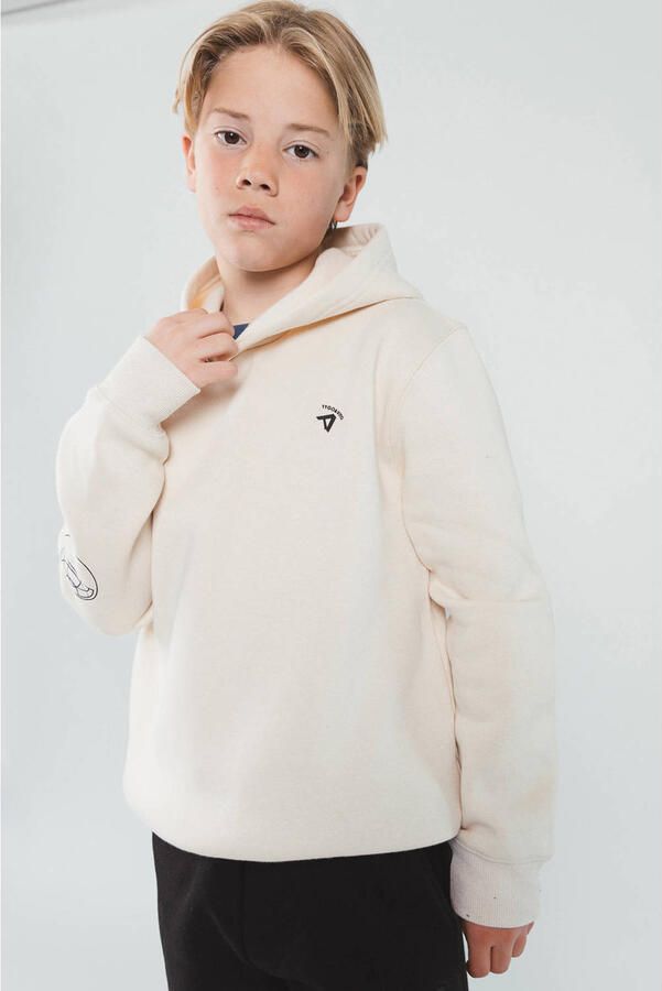 TYGO & vito NextGen sweater met backprint lichtgrijs