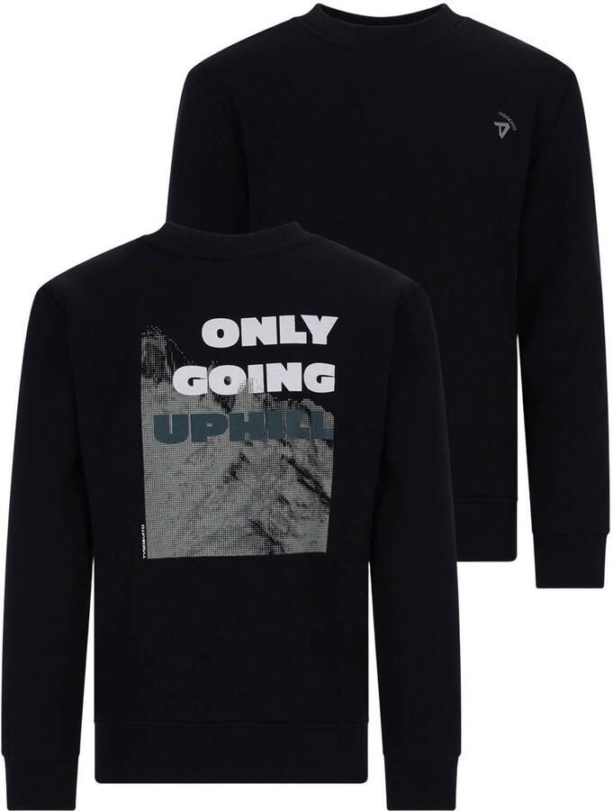 TYGO & vito NextGen sweater met backprint zwart - Foto 2
