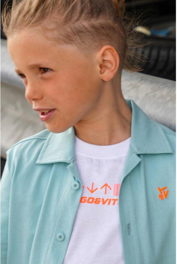 TYGO & vito overhemd groen - Foto 3