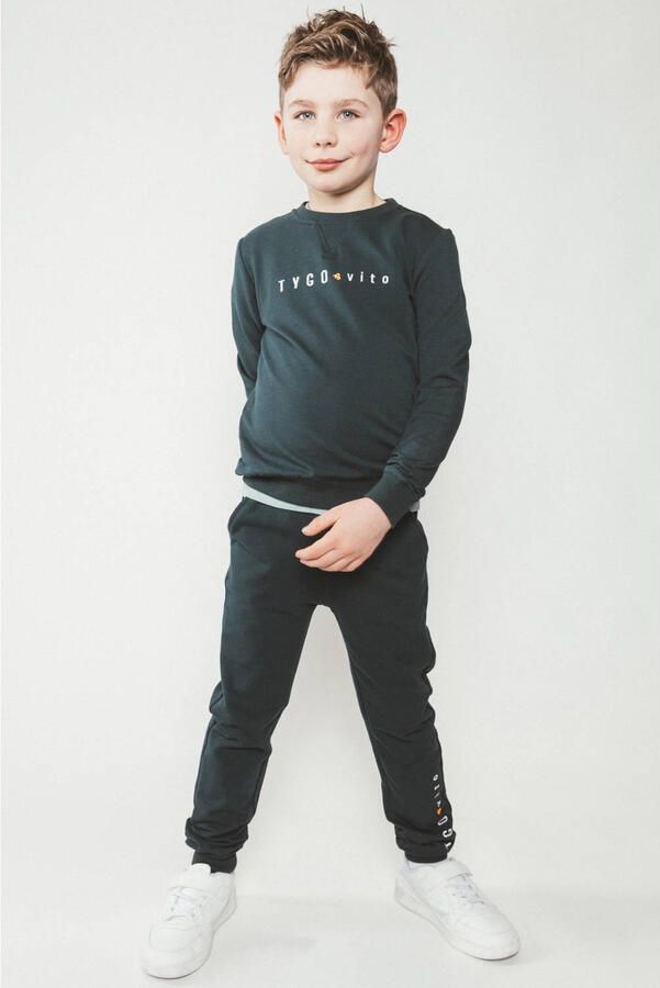 TYGO & vito regular joggingbroek donkergroen