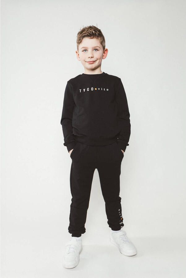 TYGO & vito regular joggingbroek zwart