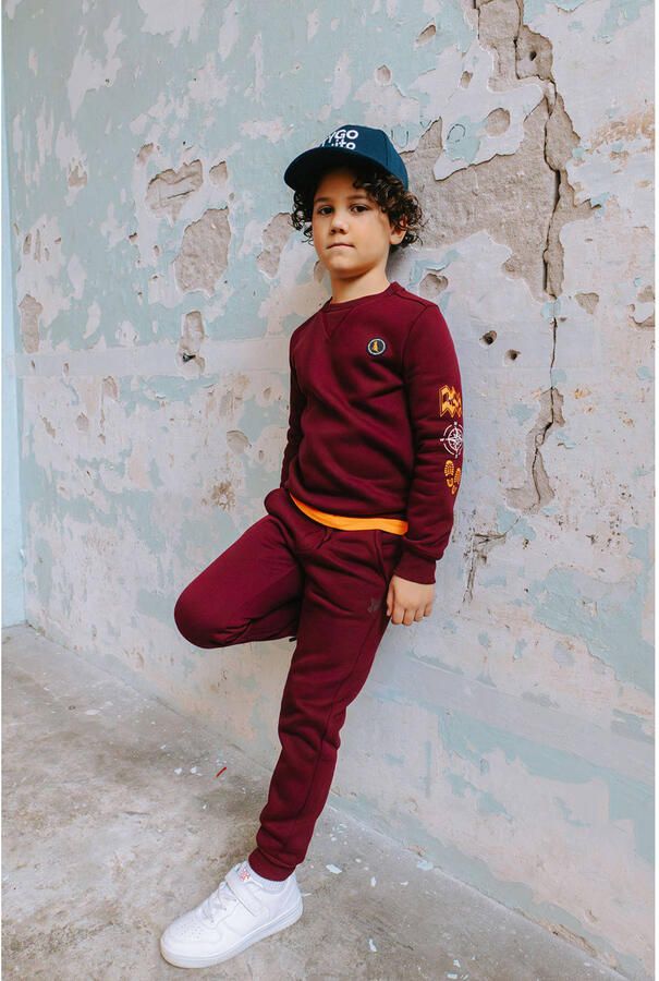 TYGO & vito regular sweatpants donkerrood - Foto 2