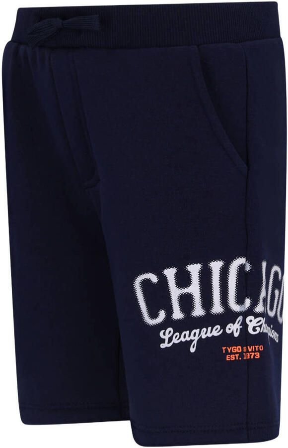 TYGO & vito regular sweatshort donkerblauw - Foto 2