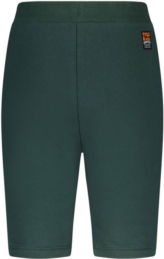 TYGO & vito regular sweatshort donkergroen