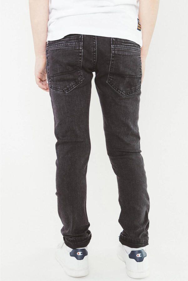 TYGO & vito skinny jeans Binq black denim Zwart Jongens Stretchdenim Effen 104 - Foto 2