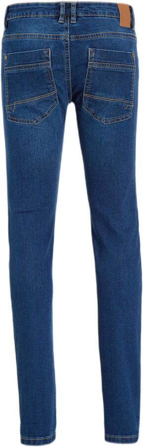 TYGO & vito skinny jeans Binq dark used Blauw Jongens Stretchdenim Effen 116 - Foto 3