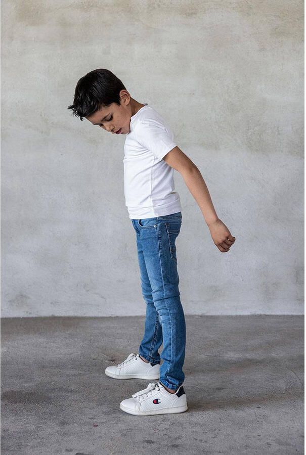 TYGO & vito skinny jeans Binq light used Blauw Jongens Stretchdenim Effen 104