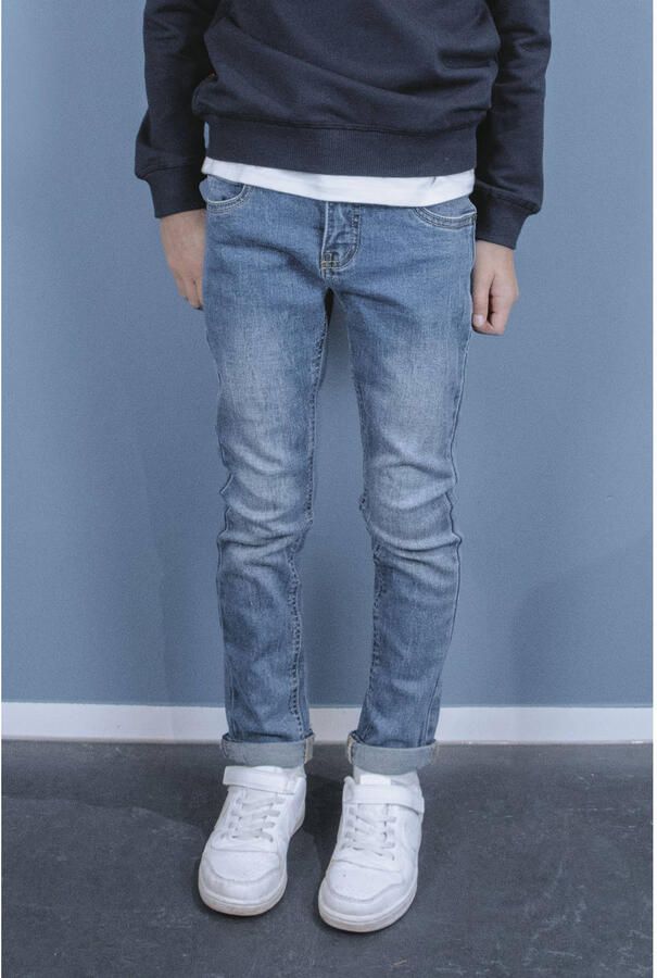 TYGO & vito skinny jeans Binq light used Blauw Jongens Stretchdenim Effen 104 - Foto 2