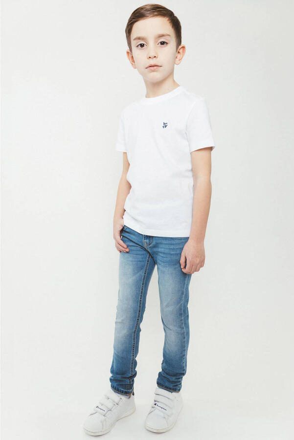 TYGO & vito skinny jeans Binq light used Blauw Jongens Stretchdenim Effen 104 - Foto 3