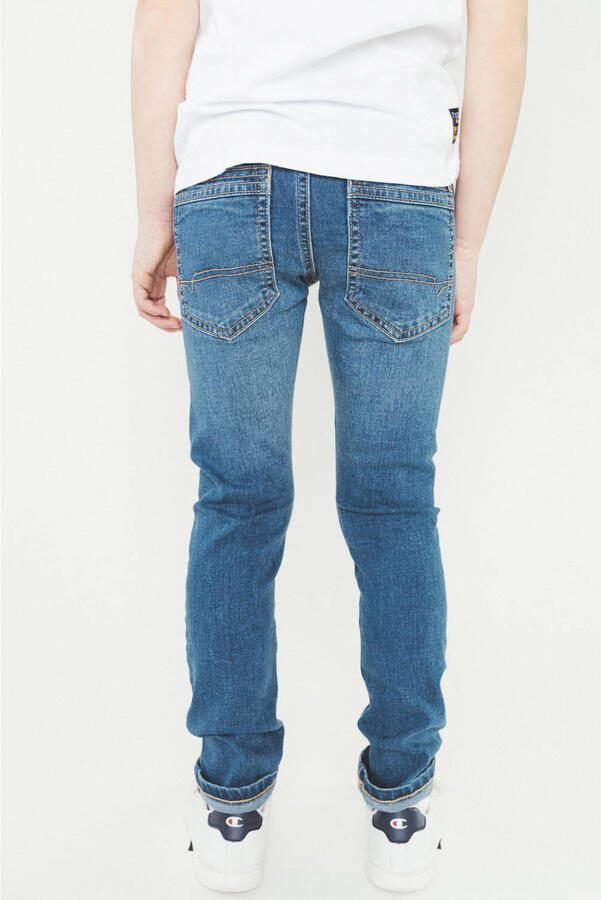 TYGO & vito skinny jeans Binq medium used Blauw Jongens Stretchdenim Effen 104 - Foto 2