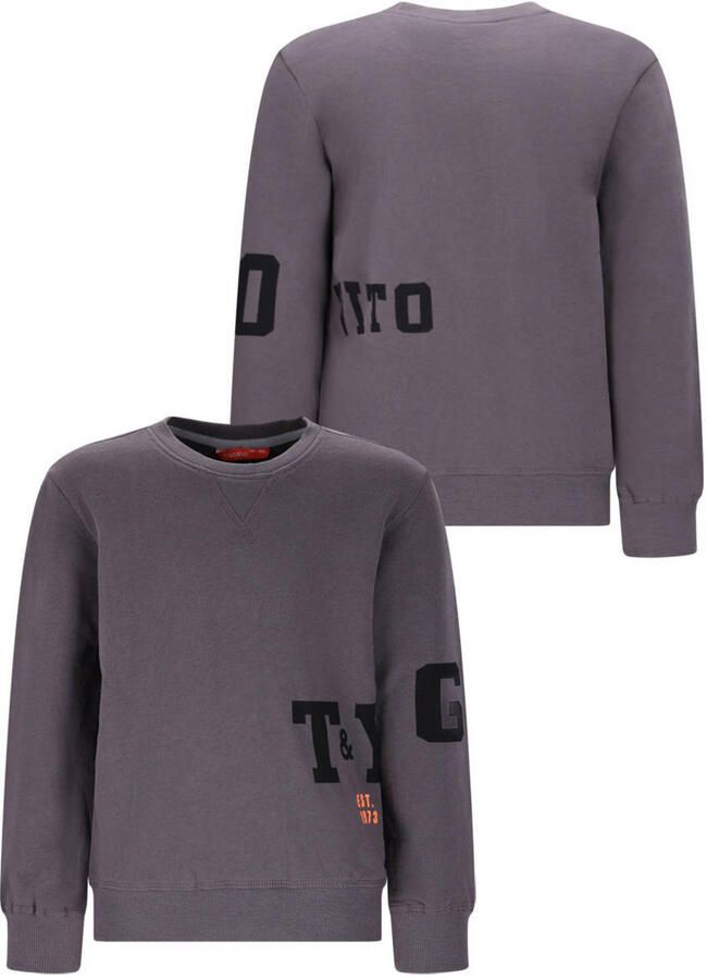 TYGO & vito sweater grijs