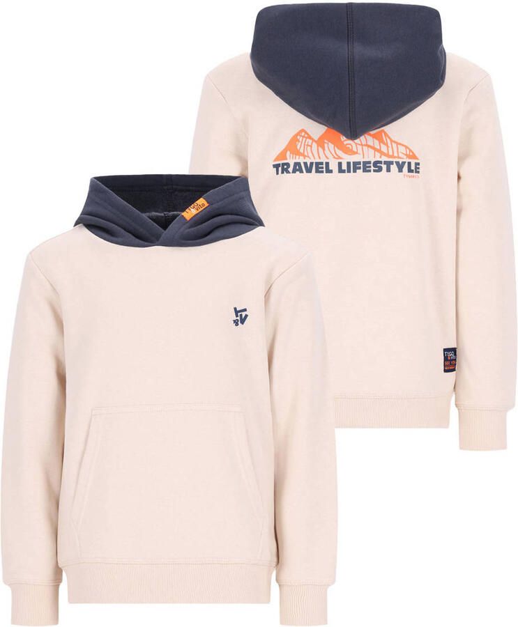 TYGO & vito sweater met backprint beige Backprint maat 122-128 - Foto 2
