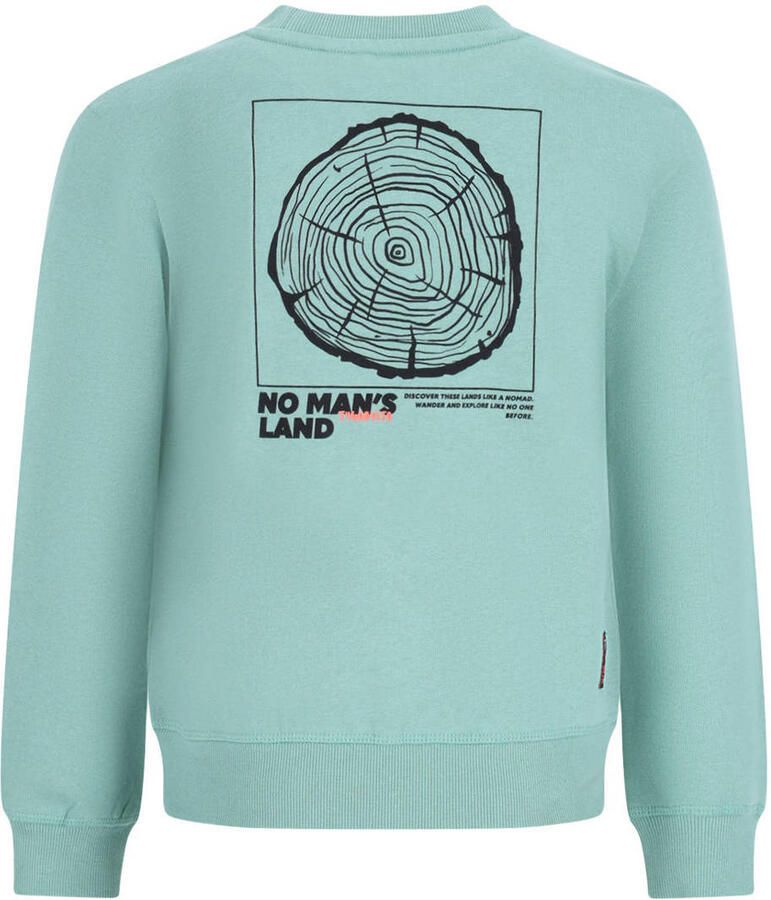 TYGO & vito sweater met backprint blauw - Foto 2