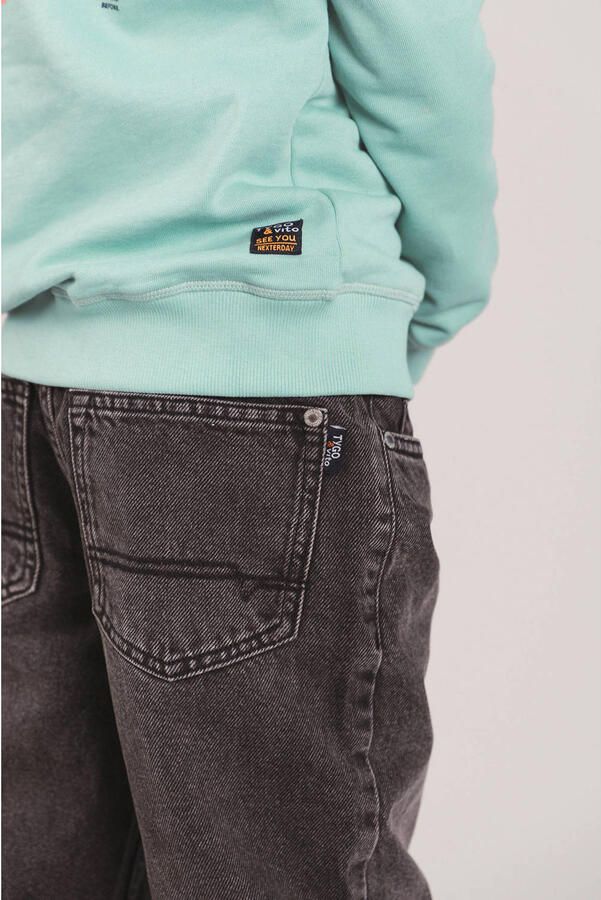 TYGO & vito sweater met backprint blauw - Foto 2