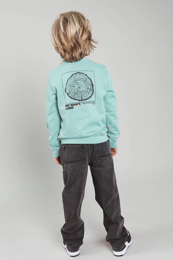 TYGO & vito sweater met backprint blauw - Foto 3