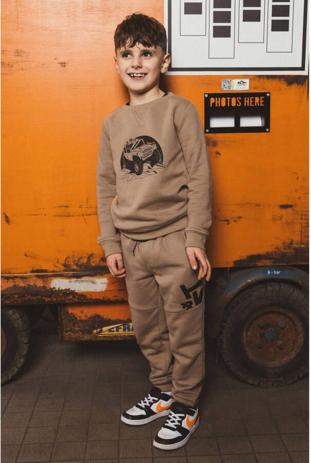 TYGO & vito sweater met print beige - Foto 2