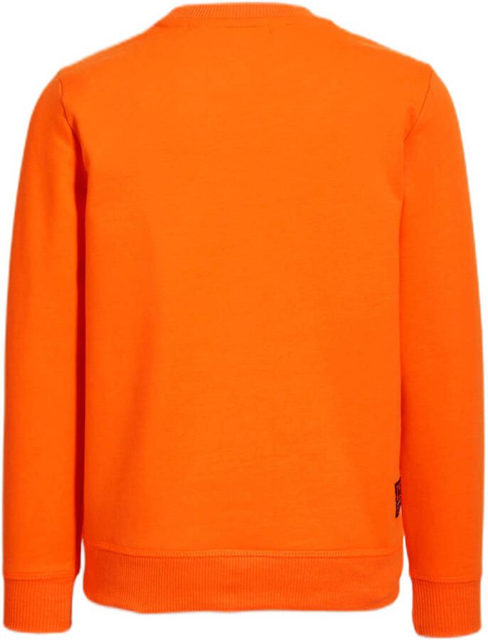 TYGO & vito sweater met tekst fel oranje Tekst 110 116 - Foto 2