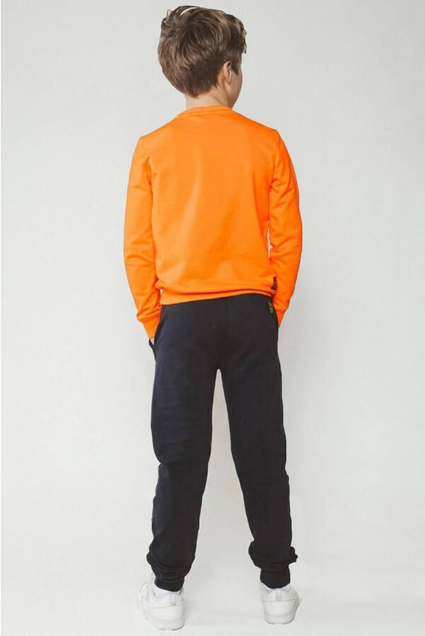 TYGO & vito sweater met tekst fel oranje Tekst 110 116 - Foto 4