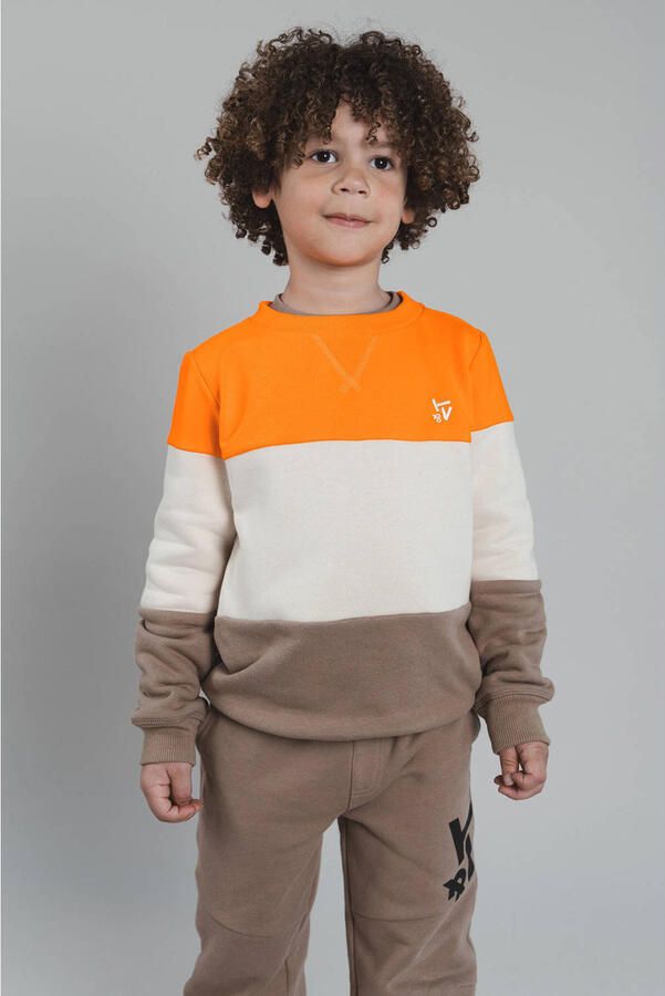 TYGO & vito sweater oranje Meerkleurig maat 146-152