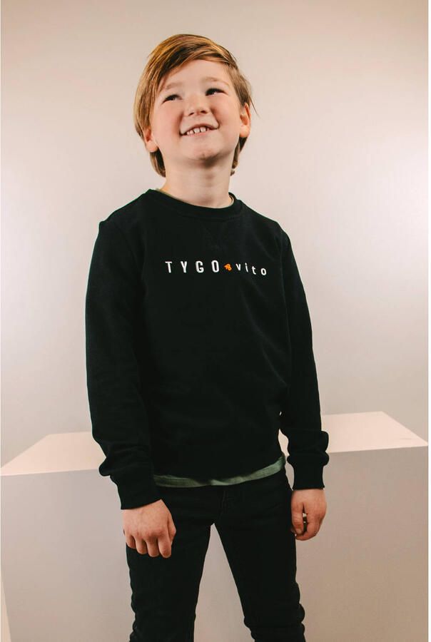 TYGO & vito sweater zwart