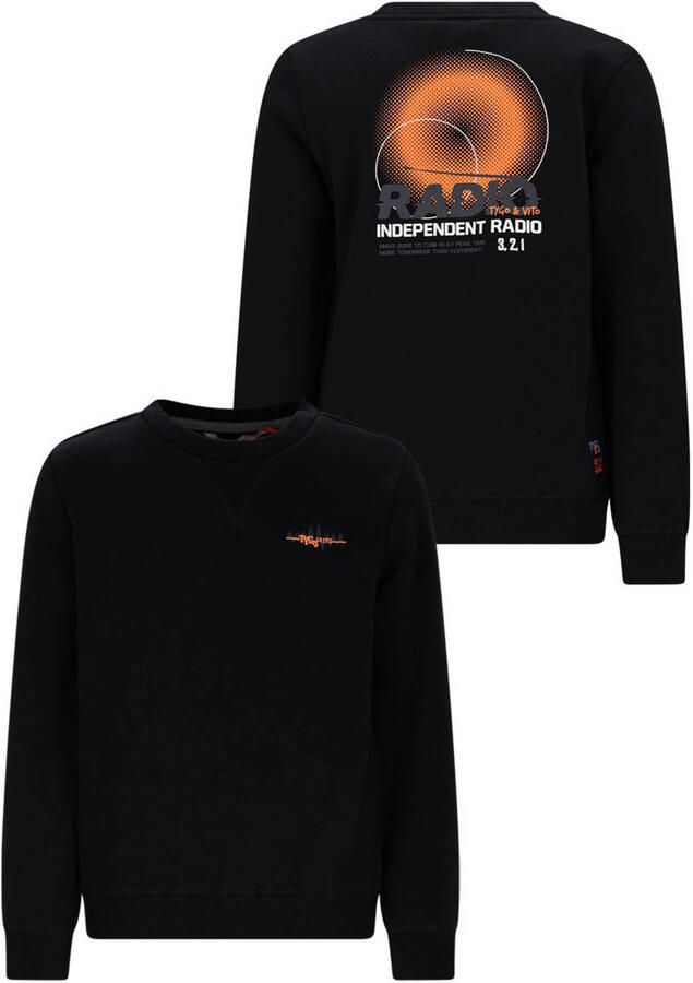 TYGO & vito sweater zwart