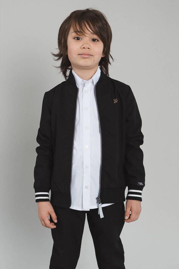 TYGO & vito sweatvest zwart