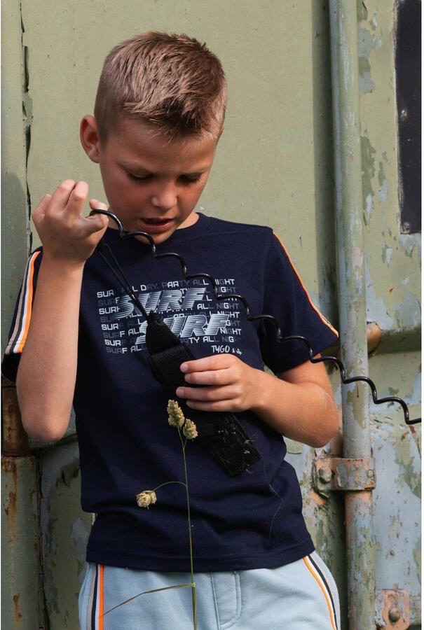 TYGO & vito T-shirt donkerblauw - Foto 2