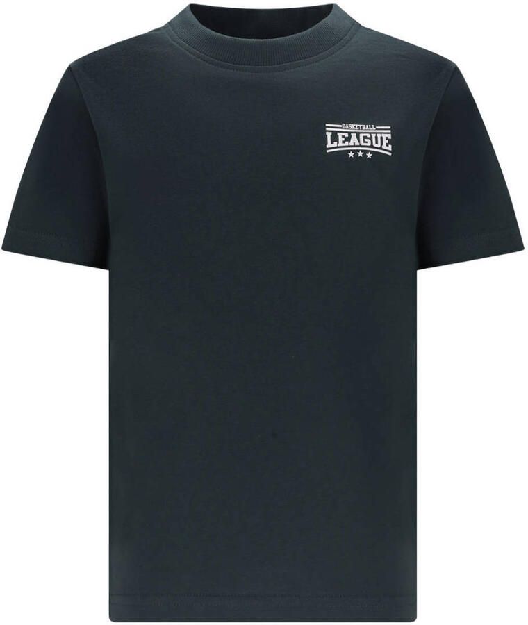 TYGO & vito T-shirt met backprint donkergroen