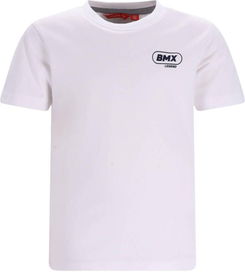 TYGO & vito T-shirt met backprint wit