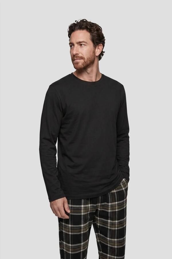 UR8011 pyjama set zwart groen