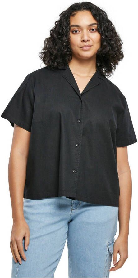 Urban Classics Ladies Linen Mixed Resort Shirt