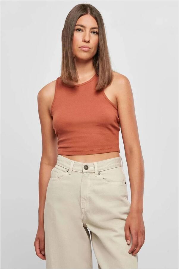Urban Classics Curvy singlet terra