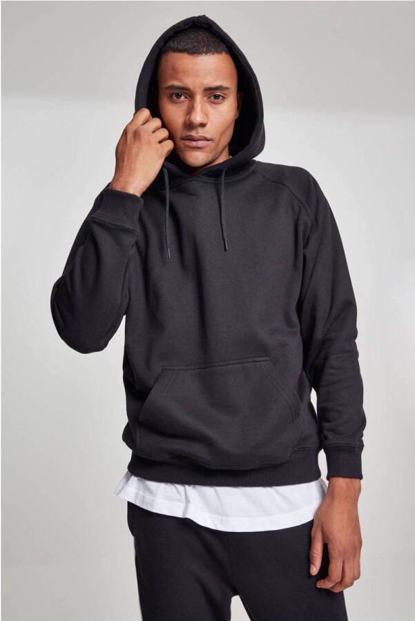 Urban Classics hoodie Blank zwart