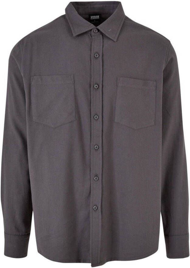 Urban Classics regular fit overhemd dark shadow