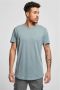 Urban Classics long-fit T-shirt lichtblauw - Thumbnail 1