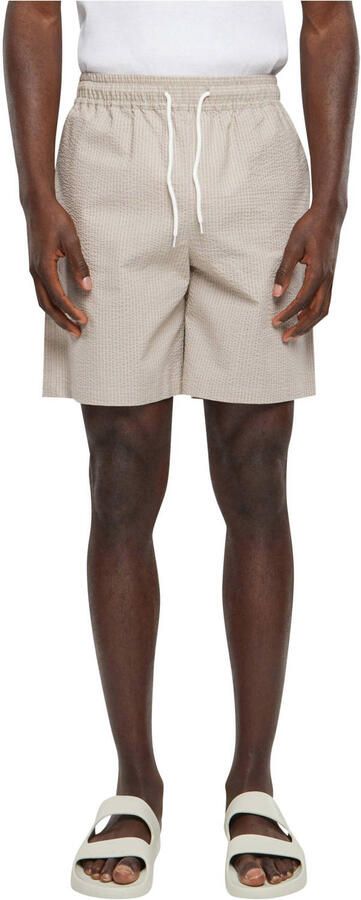 Urban Classics gestreepte regular fit short beige - Foto 2
