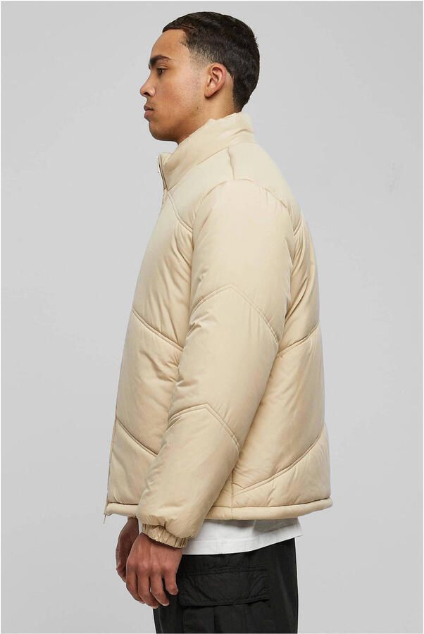 Urban Classics gewatteerde jas beige - Foto 3