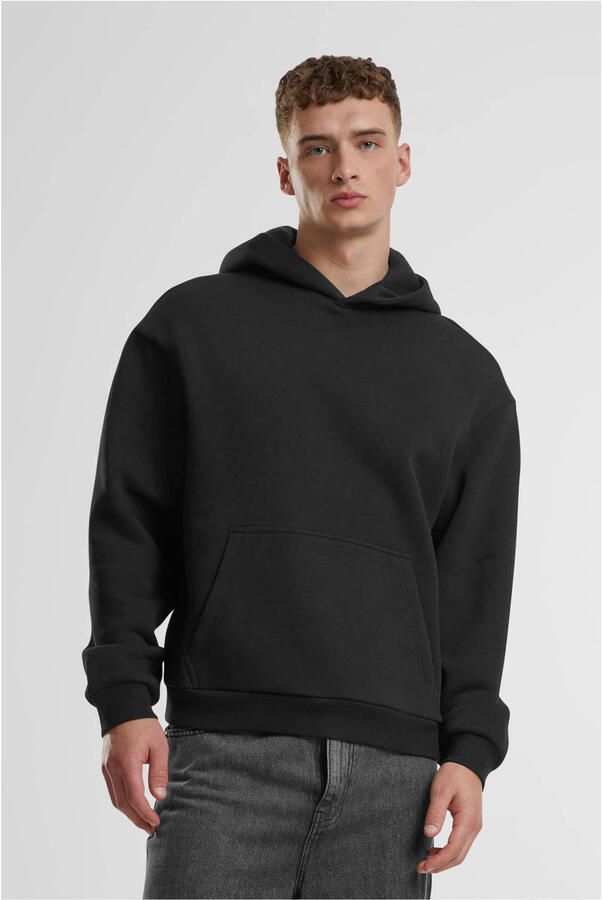 Urban Classics Fluffy Hoody black Men Hoodies & Sweaters zwart Maat XS Kleding - Foto 3