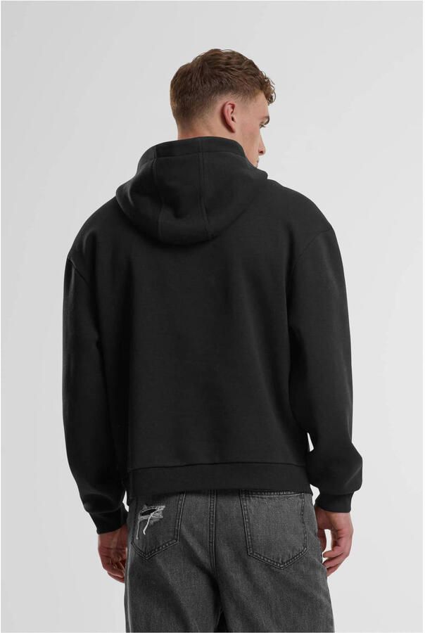 Urban Classics Fluffy Hoody black Men Hoodies & Sweaters zwart Maat XS Kleding - Foto 2