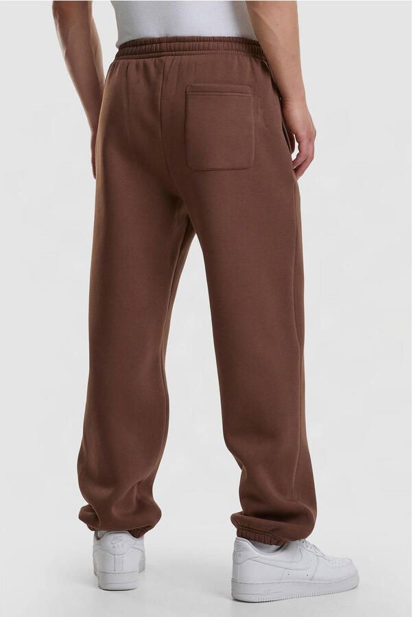 Urban Classics Fluffy Sweatpants Men Trainingsbroeken bruin Maat XS Kleding - Foto 2
