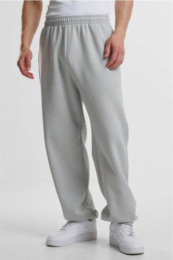 Urban Classics Fluffy Sweatpants Men Trainingsbroeken grijs Maat XL Kleding
