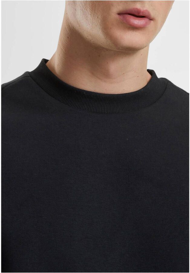 Urban Classics Fluffy Crewneck softpink Men Hoodies & Sweaters zwart Maat S Kleding - Foto 2
