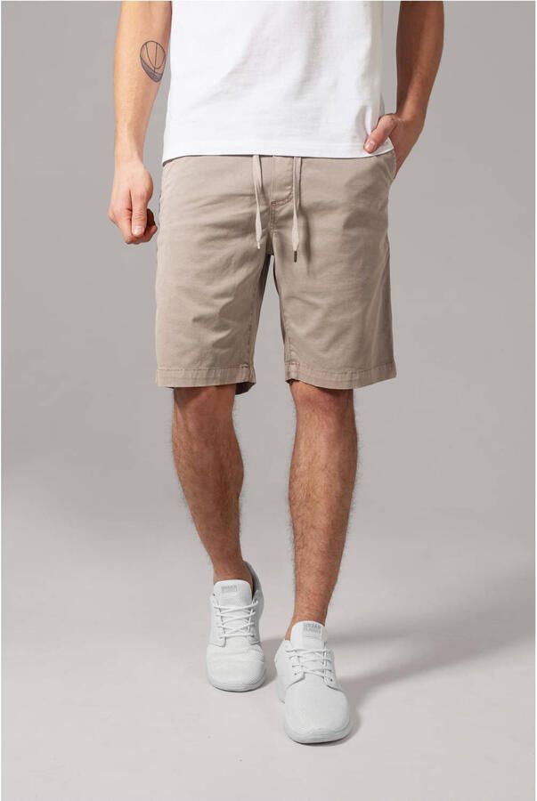 Urban Classics Korte Broek Short Urban Classic stretch twill jogg